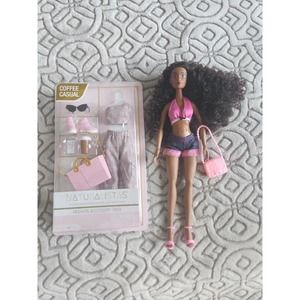 Barbie naturalista aa lot with fashion accesory pack nib
